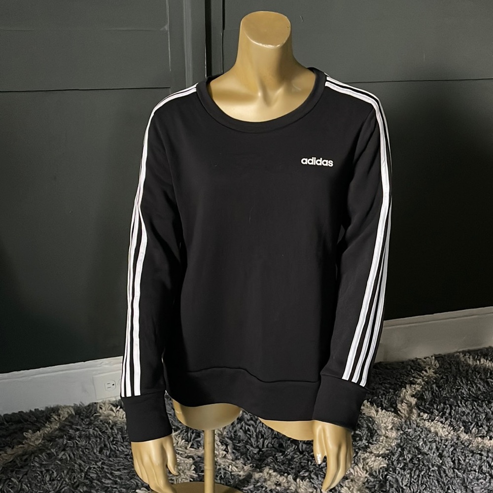 Black S Adidas Sweatshirt - Picture 1 of 3